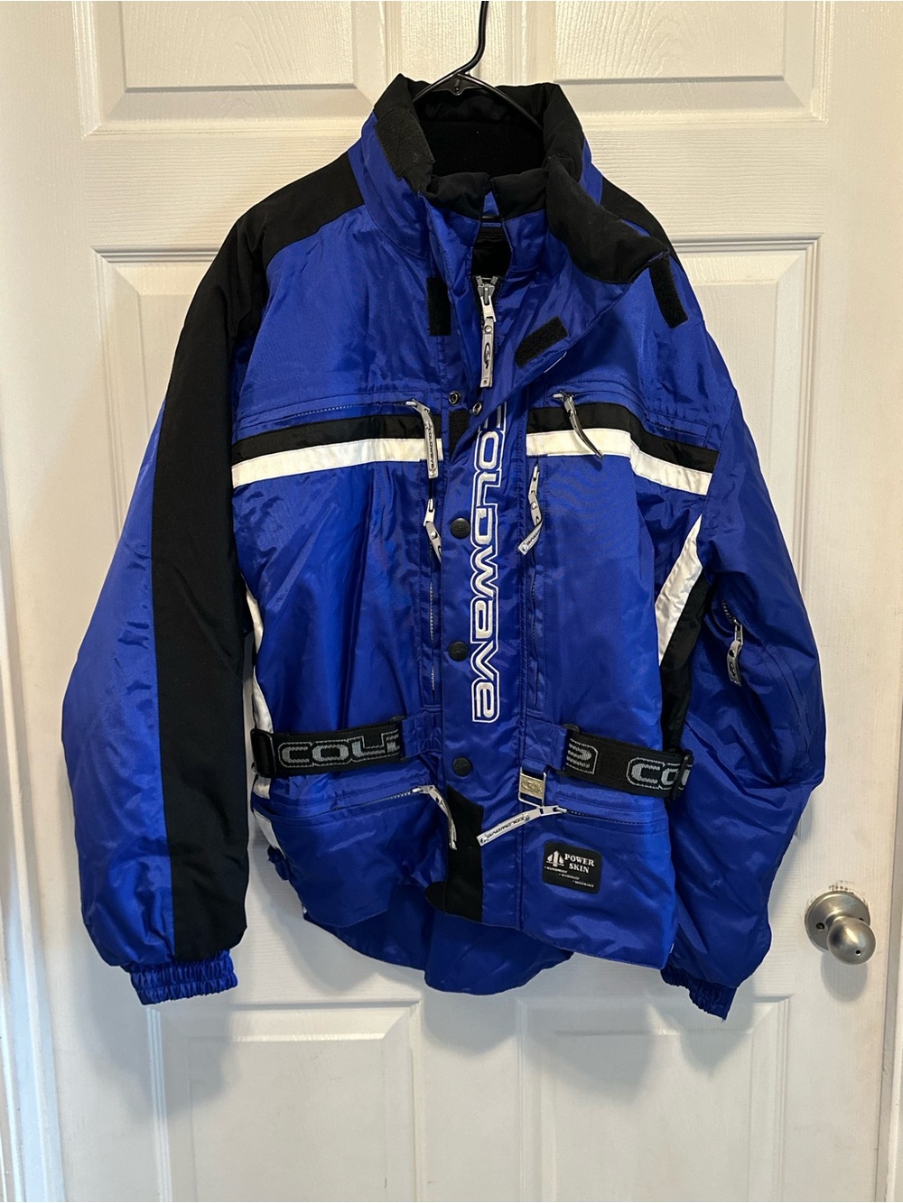 Coldwave Men's Blue Snowmobiling Jacket with Black Accents